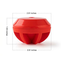 Soft Drinks Diamond Ice Ball Maker for Home Bar, Large Silicone Ice Tray for Party Supplies, Modern Minimalist Style Gift for Him, Red Pack of 1