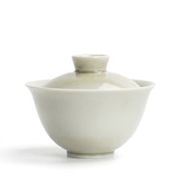 Jingdezhen Gaiwan: Cyan Gray Ceramic Tea Cup