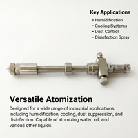 High Pressure Spray Nozzle, Atomization Nozzle High Pressure, Extended Rod Nozzle, Stainless Steel P - Image 5