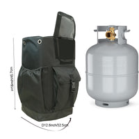 20 lb Propane Tank Cover, Outdoor BBQ Gas Cylinder Dust Cover, Camping Travel Accessory