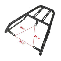 Motorcycle Rear Luggage Rack Sturdy Construction Rear Luggage Carrier Frame