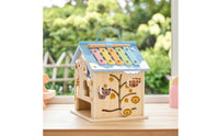 Wooden Toy House with Xylophone Interactive Busy House Learning Busy Box Sensory for Toddlers, Playroom