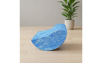 Stretching Practice Block with Curved Profile Stable Cushioned Shaped Stretching Practice Wedge Dense Foam Blocks for Yogis, Home Gym