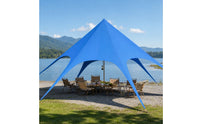 Waterproof Star Shade Tent Large Peaked Canopy Tent Heavy Duty Canopy with Carry Case Spacious for Event Planners
