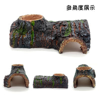 Bark Hide Reptile Hideout for Lizards and Turtles