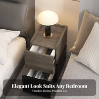 Narrow Nightstand Light Luxury Bedroom Furnishing Modern design for Small Spaces