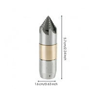 High-Pressure Mini Nozzle G 1/8/8 Thread Rotating Cleaning Nozzle Copper