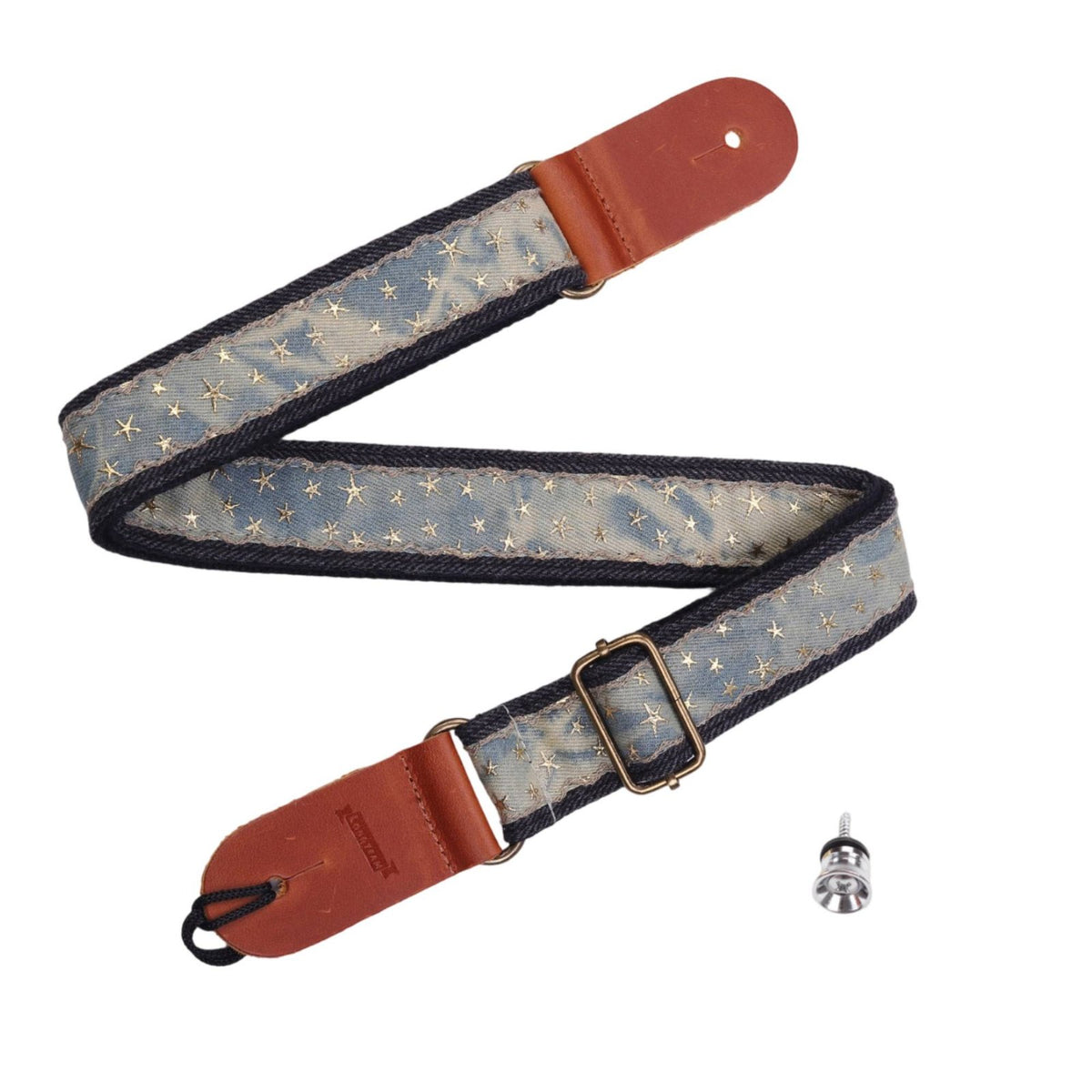 Star Print Ukulele Strap Non-Slip Crossbody Ukulele Strap Instrument Accessory for Practice