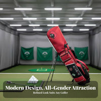 Golf Stand Bag Waterproof Lightweight Golf Carry Bag Unisex Athletic Gear for Golfers, Recreational Golfers, Outdoor, Driving Range, Par 3 Courses
