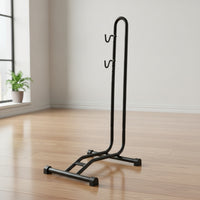 Heavy Duty Bike Floor Stand Utility Bike Floor Rack Solid Bike Parking Stand Space-Saving for Cyclists