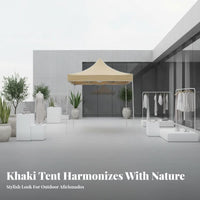 Portable Market Stall Tent Foldable Folding Canopy Tent Waterproof 4 Leg Event Canopy for Small Business Owners, Beachgoers, Events, Backyard, Camping