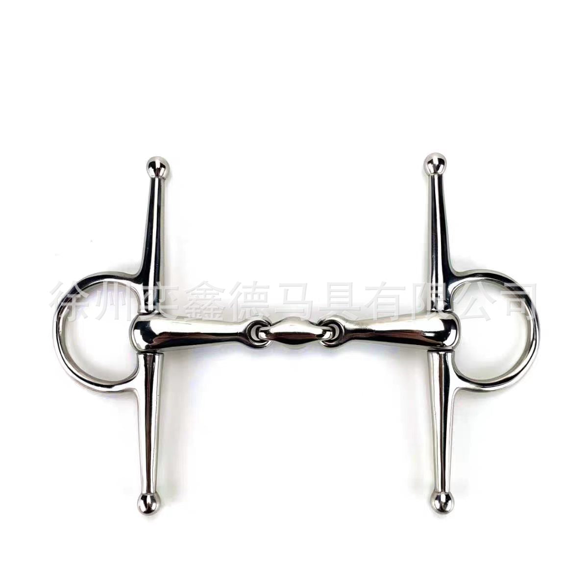 H-Ring Two-Piece Horse Bit Stainless Steel Equestrian Snaffle