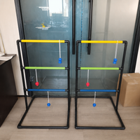 Ladder Toss Garden Games, Outdoor Garden Games for Families, Portable Lawn Games for BBQs, Summer Holiday Game