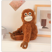 Furry Monkey Tissue Holder Furry Home Accessory Cream-Colored