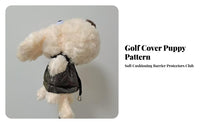 Novelty Dog Golf Headcover | Soft furry knit Exterior, Thick Padded Protection, luxurious Golf Club Cover