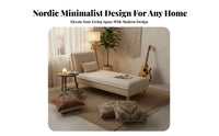Space-Saving Adjustable Daybed Washable Cover Sofa Bed 3-in-1 Multifunctional Chaise Lounge Minimalist Design for Apartment Dwellers, Overnight Guests, Young Professionals, Small Areas, Bedroom, Home Office