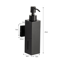 Wall Mounted Soap Dispenser Manual Hand Soap Pump Stainless Steel Pump Bottle for Office, Kitchen
