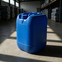 Double-Layer Barrel with Screw Cap Rigid Plastic Drum Long-Lasting Jerrycan Portable for Factories