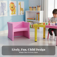 CreatureEared Low Chair Easy to Clean Toddler Seat Colorful Design for Toddlers