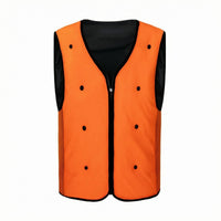 Cooling Vest Breathable Mesh Sleeveless Zip Vest Fitted for Outdoor Wear