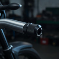 Guard Bar End Plugs 32mm Guard Bar Plugs with Knurled Surface Machined Colored Plug for Motorcyclists