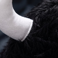 Soft Hat with Protrusions Furry Hat with Protrusions Unisex Headwear for Partygoers, Costume Parties, Photoshoots