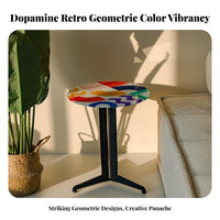 Colorful Round Pedestal Table Sturdy Sturdy Home Furnishing Easy to Assemble