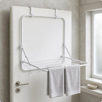 Over-the-Door Organizer Parallel Rods Door Hanging Storage Shelf Space-Saving