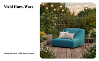 Wave-Shaped Sectional Sand moundInspired Inspired Shape Interchangeable Sofa Modern and Design Designer Piece for Families