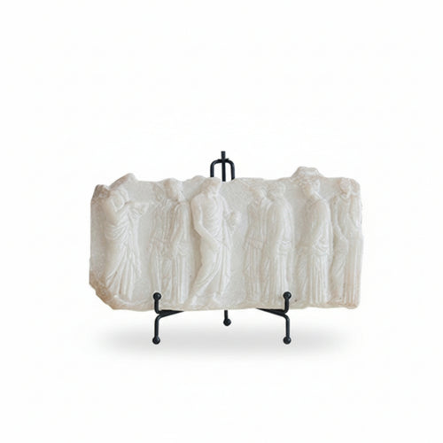 Decorative Sculpture with Stand Classical Statue with Base Carved for Homeowners