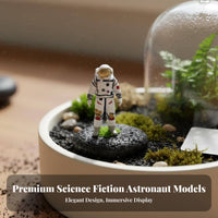1:64 Astronaut Figure Collectible Space Explorer Model Tiny Astronaut Decoration Highly Detailed Miniature Figurine Hand-Painted
