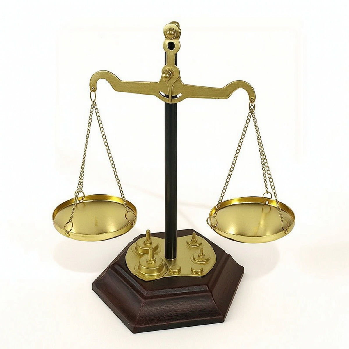 Balance Scale Ornament Metallic-Looking Table Decoration Lightweight for Office