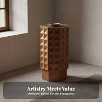Imperfectly Perfect Aesthetic Aesthetic Irregular Shaped Coffee Table Vintage artistic Nightstand Sculptural Design Bedside Piece Minimalist for Interior Designers, Residents, Bedroom, Lounge Area, Office, Entryway