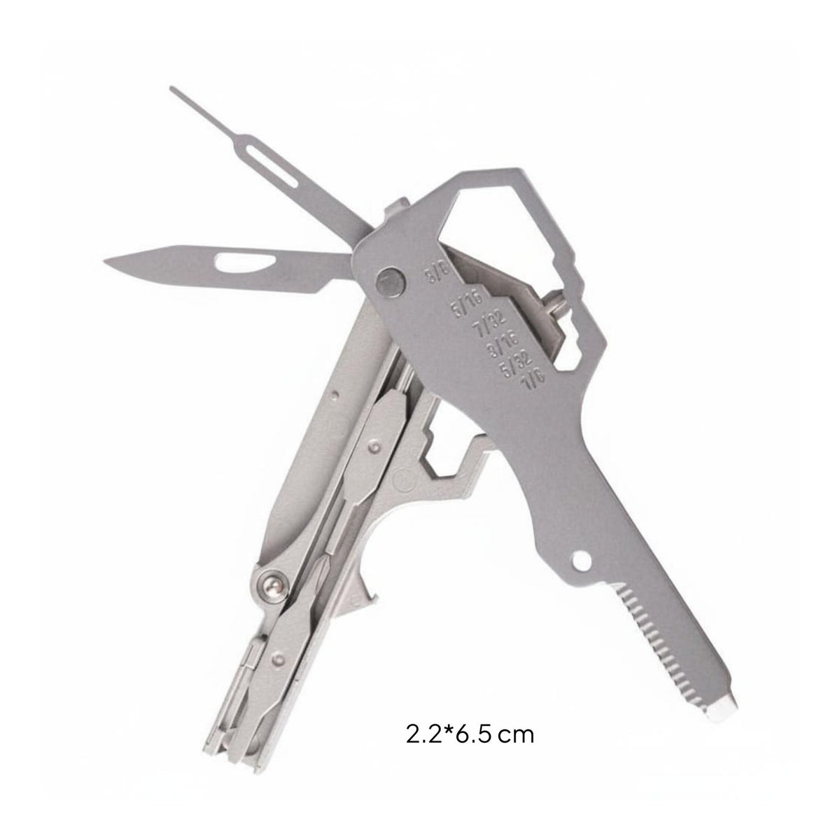 Keychain Multi-Tool Portable Everyday Carry Pocket Tool Compact Design