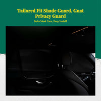 Car window sun & cover, mesh shield cover, sunlight protection, heat insulation, privacy screen for SUVs & sedans