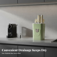 Funny Creature Holder Multipurpose Design and Utensil Holder Easy to Clean Multi-Compartment