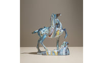 Horse Statue with Base Collectible Horse Statue Compact for Entryway, Homeowners
