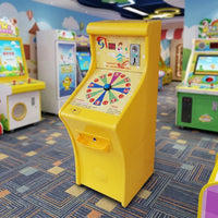 Children's Arcade Machine, Coin-Operated Marble Game Machine, 55 x 40 x 110 cm, Bright Yellow