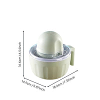 Portable Electric Ice Cream Maker Powered Cordless Ice Cream Maker Compact Home Appliance for Families