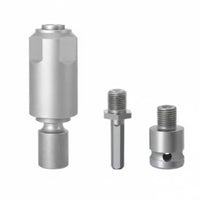 Multi-Purpose Percussive Wrench to Hammer Drill Adapter Wear Resistant Square Drive to SDS Shank Adapter Industrial Grade Power Tool Accessory for Home Renovation