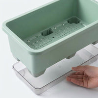 Planter Box for Vegetables, Outdoor Rectangular Planter Box, Auto-Watering Synthetic Material Pot with Integrated Drainage, Weather Resistant