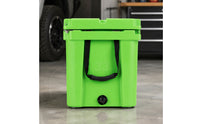 Portable Cooler with Basket and Divider Heavy-Duty Ice Chest Box Leakproof for Camping