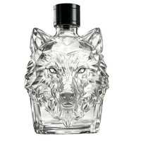 Wolf Head Bottle Decorative Wolf Statue Decanter Collectible