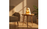 Ghost Lamp with Book Cute Nightlight Warm Glow for Bedroom