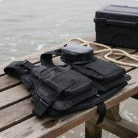 Detachable Foam Fishing Life Vest Long-Lasting Material Fishing Vest with Pockets Comfortable Fit Water Sports Gear Buoyant for Fishermen, Anglers