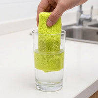 Large Microfibre Cloths and Cleaning Cloths Pack of 3, 38cm Microfibre Cloth for Kitchen and Glass, High Absorbency and Low-Lint Soft Texture