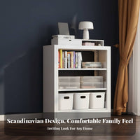 Multi-Layer Bookshelf Easy Assembly Unrestrictedstanding Book Rack Rust-Proof