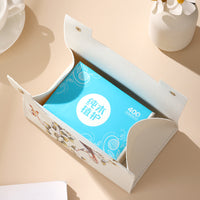 New Chinese Style Light Luxury Leather Tissue Box for Living Room and Office