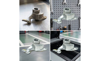 Tire Changer Head with Square Mounting Stainless Steel Tire Changer Work Head Automotive Tool Inverted-Position Replacement
