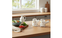 Moisture-Proof Press Type Seasoning Dispenser Precise Measurement Press-Type Seasoning Dispenser Single-Hand Operation for Elderly